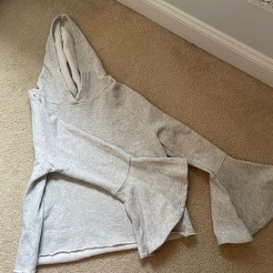 Grey Melrose and Market flared sleeve sweatshirt